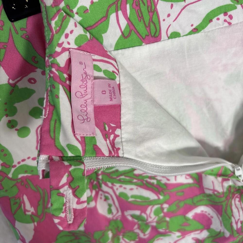 Lilly Pulitzer Marigold Skort Forgot My Trunks 0 Lace Elephant Vacation Beachy - Picture 7 of 7